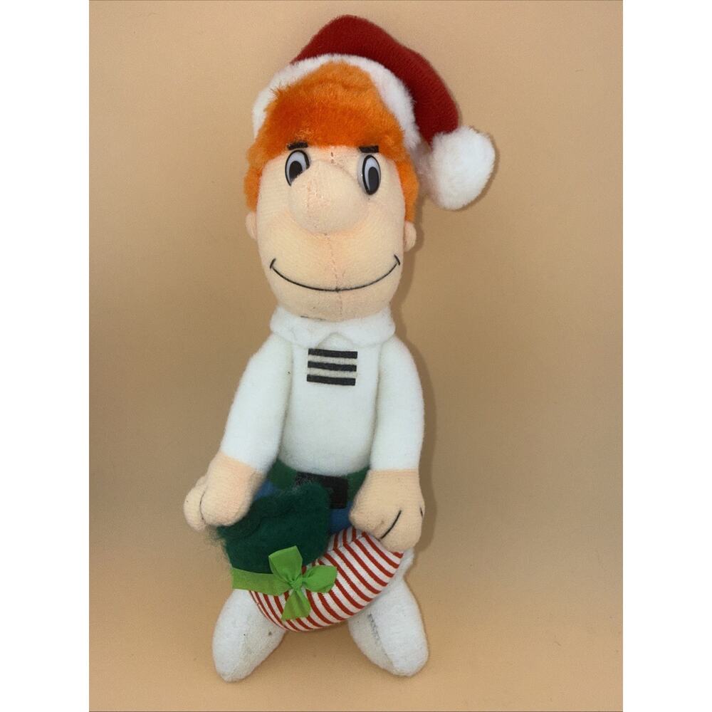 VTG Jetsons Plush Hanna-Barbera George Jetson Christmas Stuffed Toy Nanco 1989